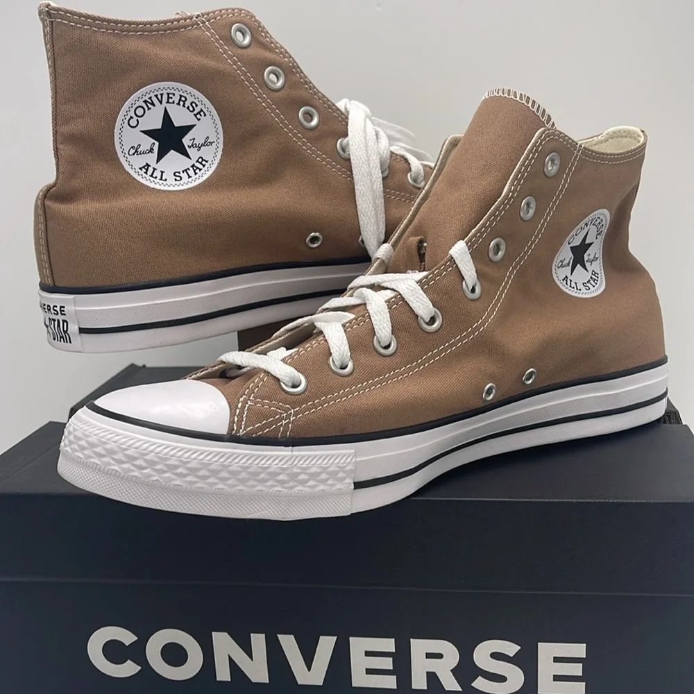Converse Men’s All Star High Top Sneakers Chuck Taylor All Star High 'Hot Tea' - Picture 10 of 16
